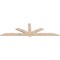 Ekena Millwork Kennewick Smooth Timber Gable Bracket, Douglas Fir, 108"W x 31 1/2"H x 1 1/2"D x 5 1/2"F, 7/12 Pitch GBW108X31X0206KEN00SDF - alternate 2